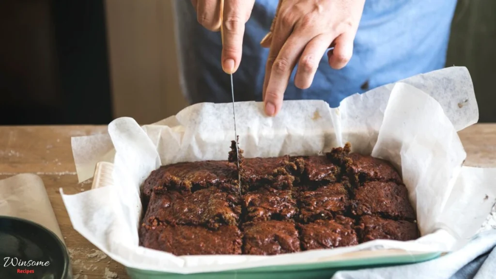 Cake brownies from brownie mix