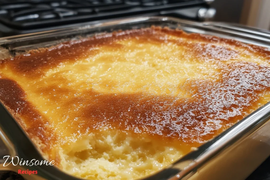 Pudding Cake Recipe after baking process - winsome recipes