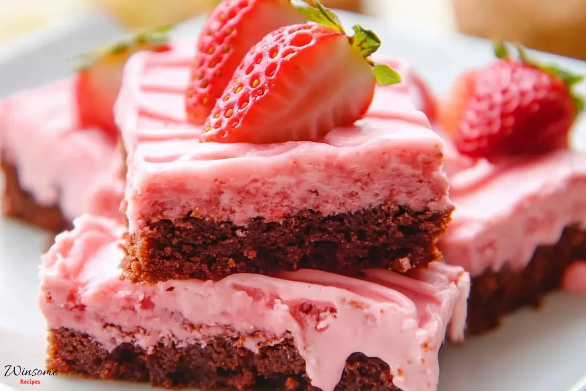 strawberry brownies main cover picture