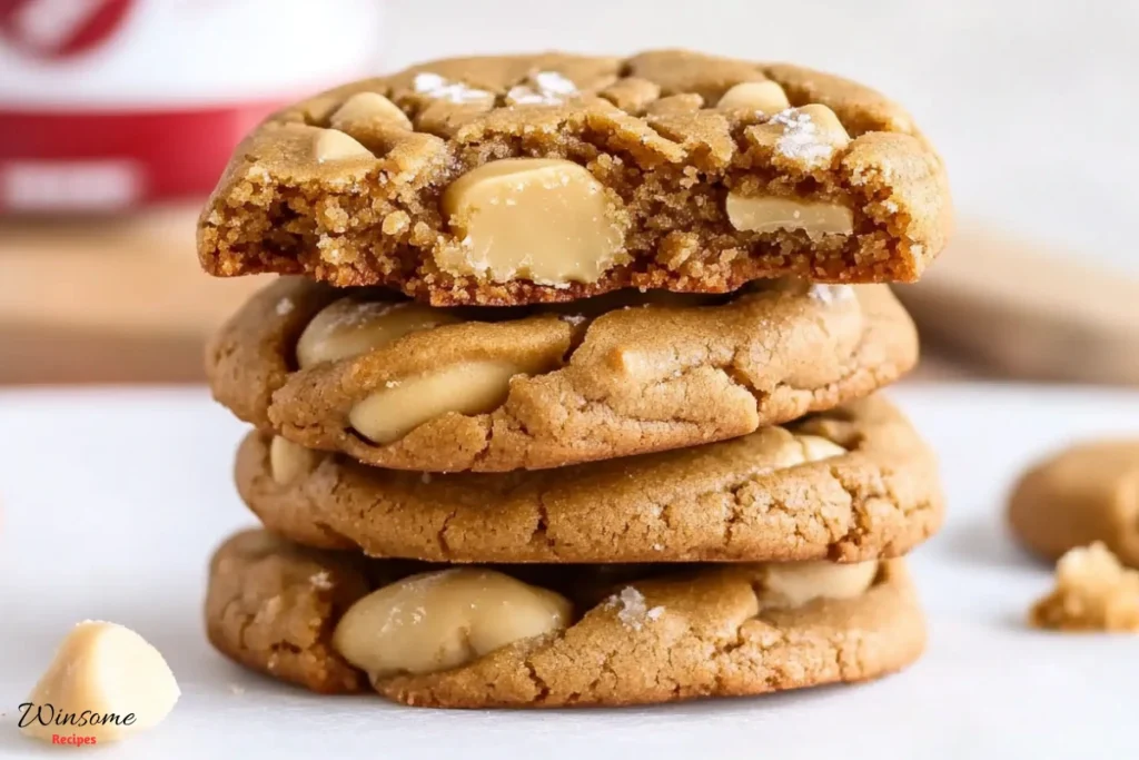 a 3 delicious biscoff cookie recipe one on the top of one