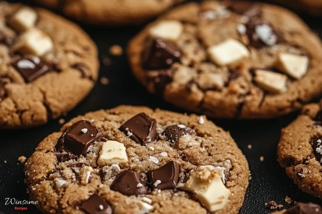 close up view of cookies